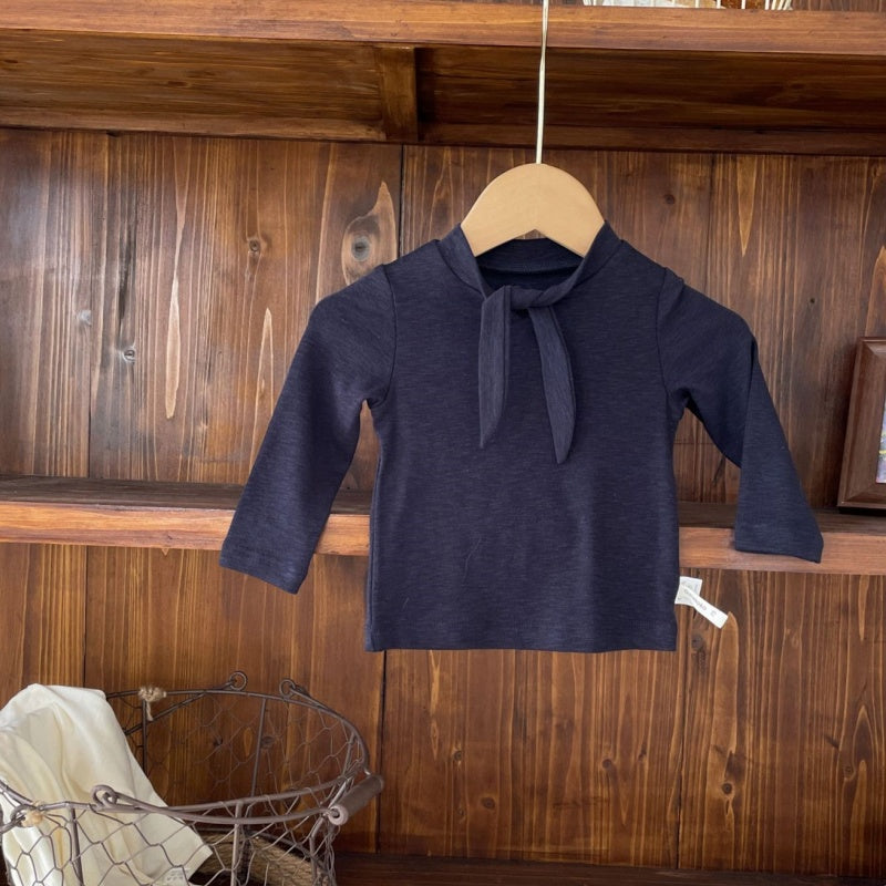 【BABY】スクエアネックワンピース、コットン長袖トップスSK107418