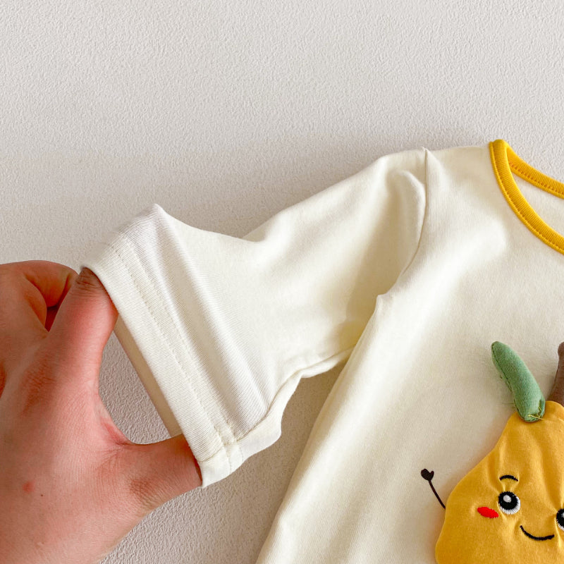 【BABY】洋梨モチーフフルーツロンパースSK103608