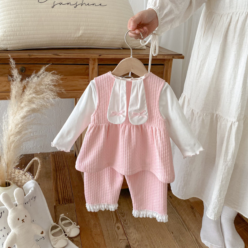 【BABY&KID】かわいいうさ耳セットアップSK092320