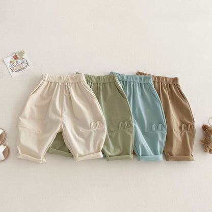 【BABY&KID】夏新作 パステルカラールーズパンツSK062319