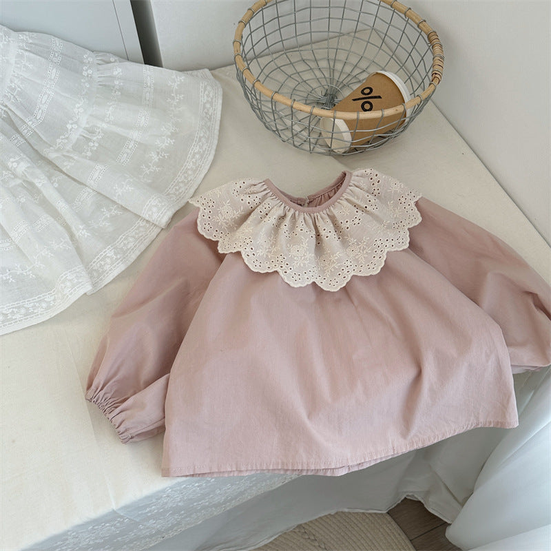 【BABY&KID】ビッグフリルカラーブラウスSK101443