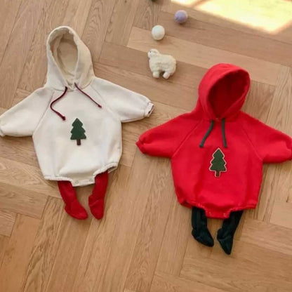 【BABY】ツリー刺繍カバーオールSK102806