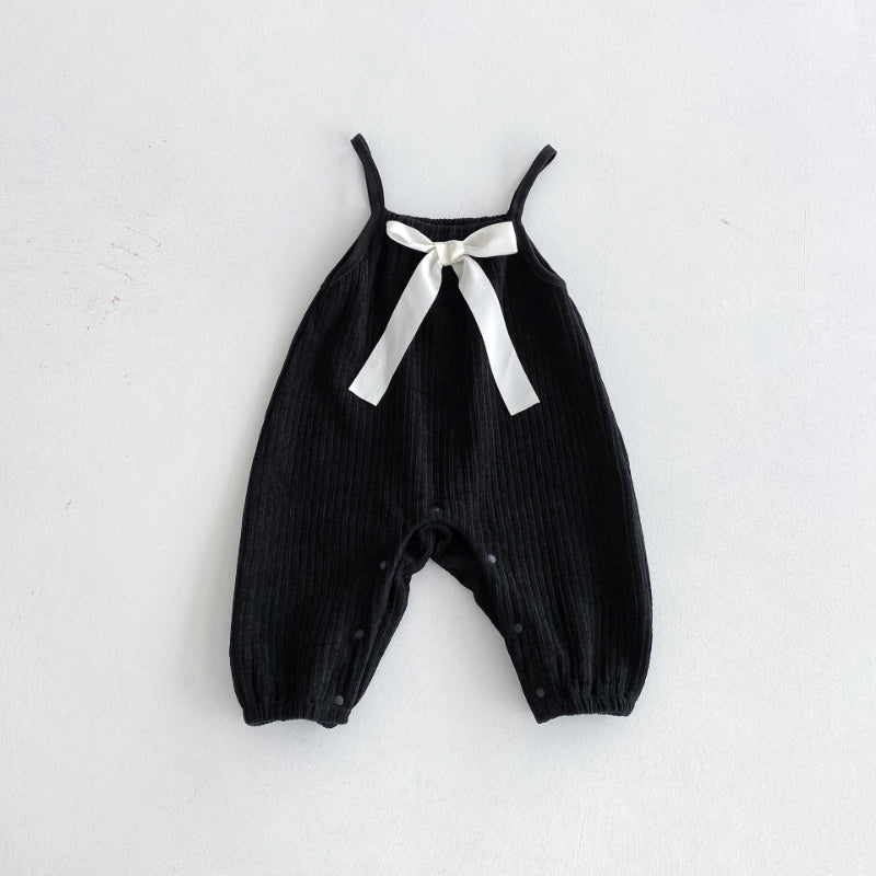 【BABY】蝶結びサロペットロンパースSK100313