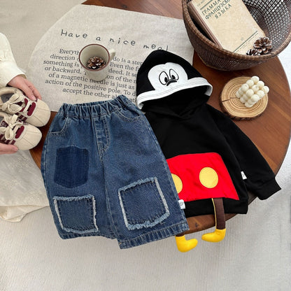 【BABY&KID】韓国風フード付きスウェットSK104128