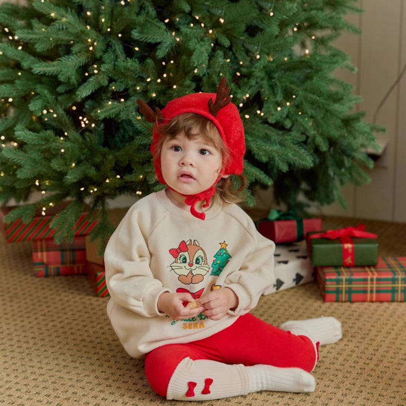 【BABY】キュートなクリスマス長袖トレーナーSK102827