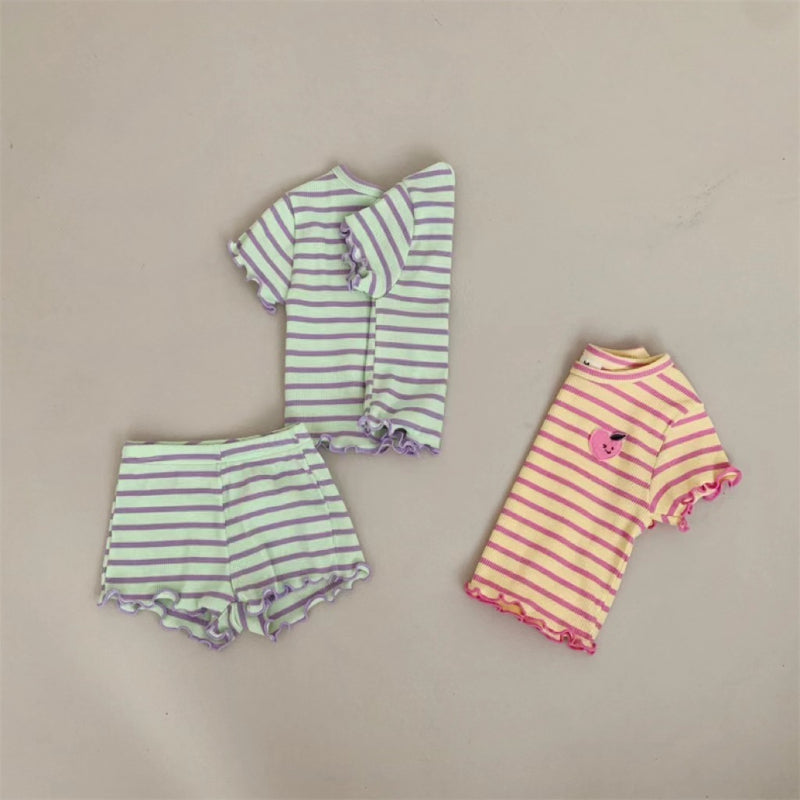 【BABY】夏新作 ボーダーセットアップSK082712