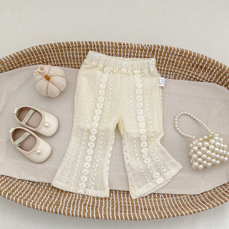 【BABY&KID】夏新作 透かし編みセットアップ、パンツSK104930