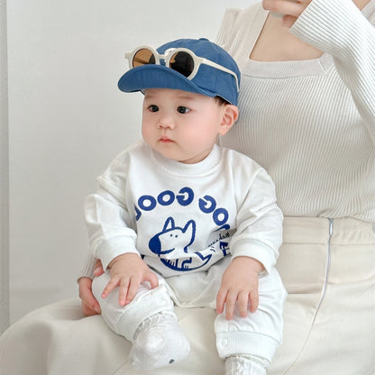 【BABY】わんちゃんモチーフカバーオールSK104109