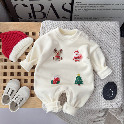 【BABY】クリスマスあったかカバーオールSK103220
