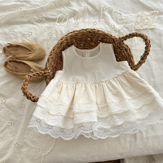 【BABY&KID】夏新作 レイヤードノースリーブトップスSK081533