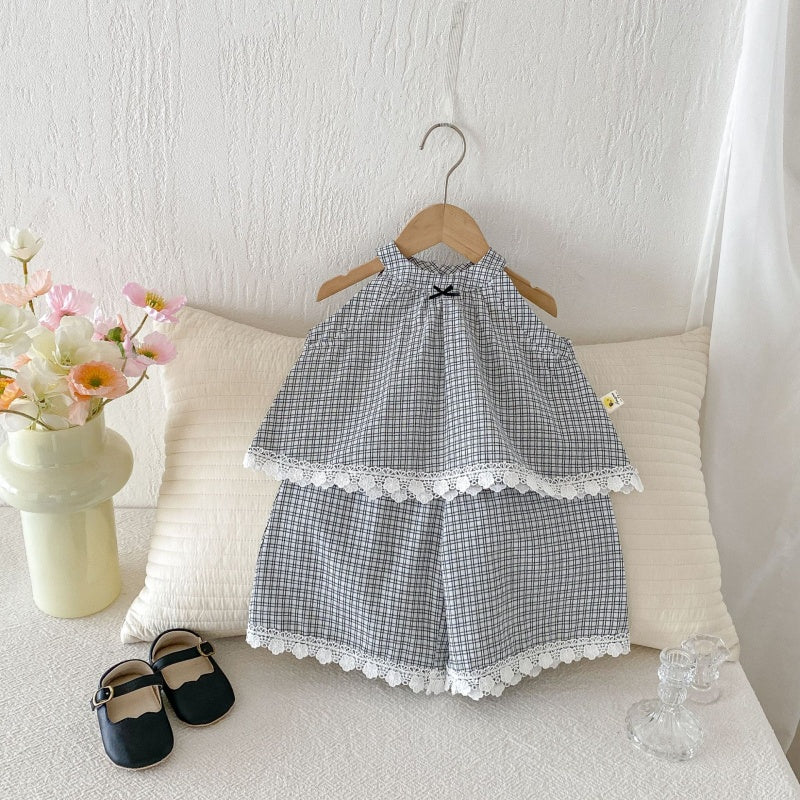 【BABY&KID】夏新作チェックセットアップSK105803