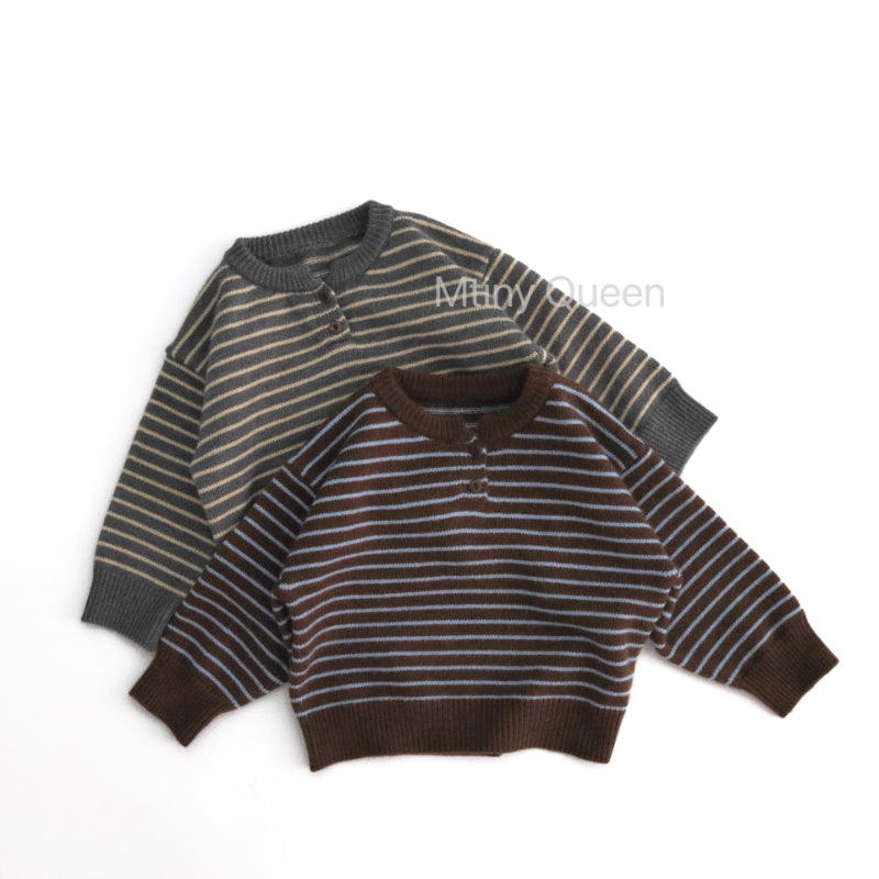 【BABY&KID】ボーダープルオーバーニットSK100539