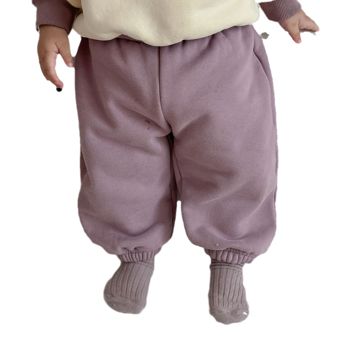 【BABY&KID】ソリッドカラーの厚みのあるセットアップSK11513