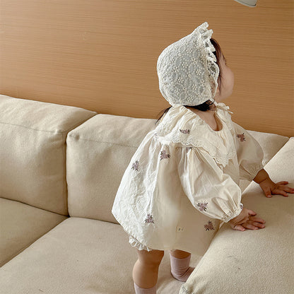 【BABY&KID】刺繍ブラウス、ブルマパンツSK100838