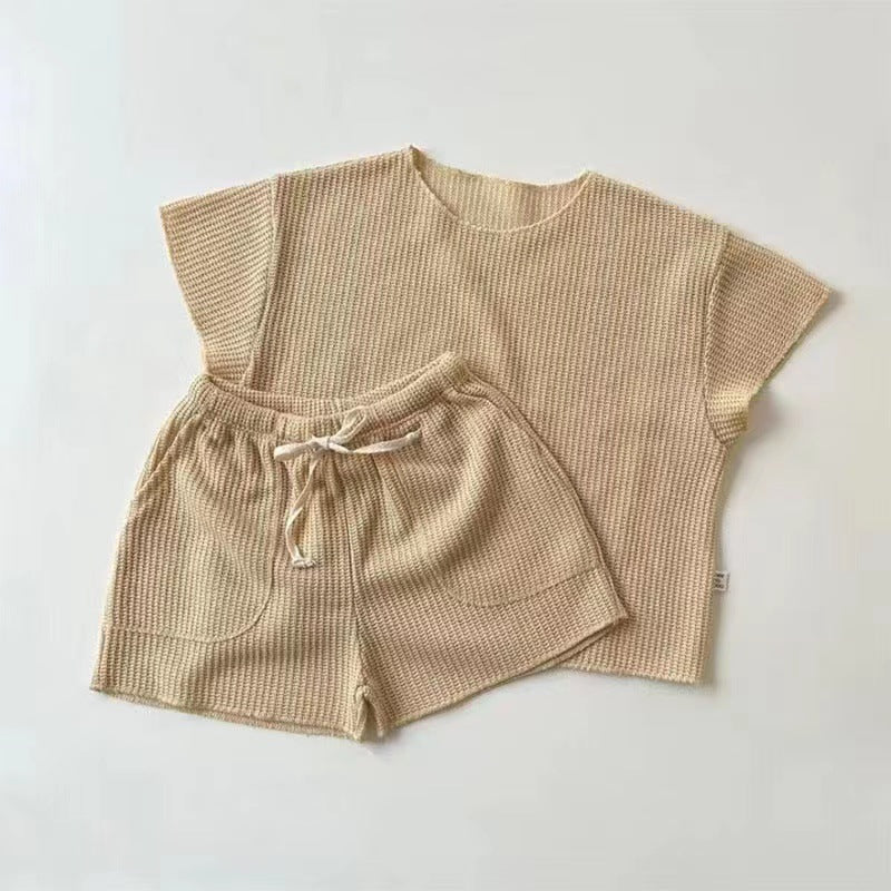 【BABY&KID】夏新作 カジュアル半袖セットアップSK091208
