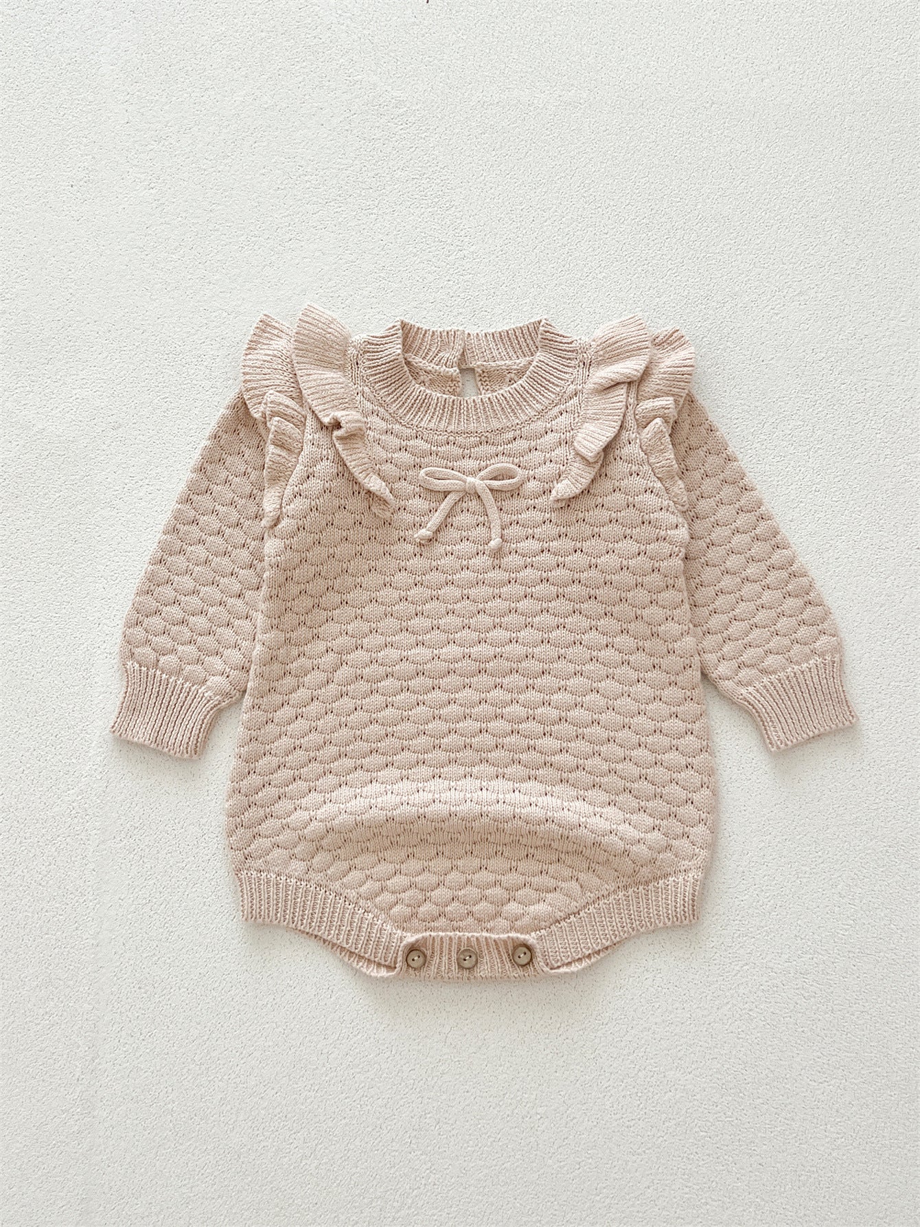 【BABY】韓国風 蝶結びロンパースSK022706