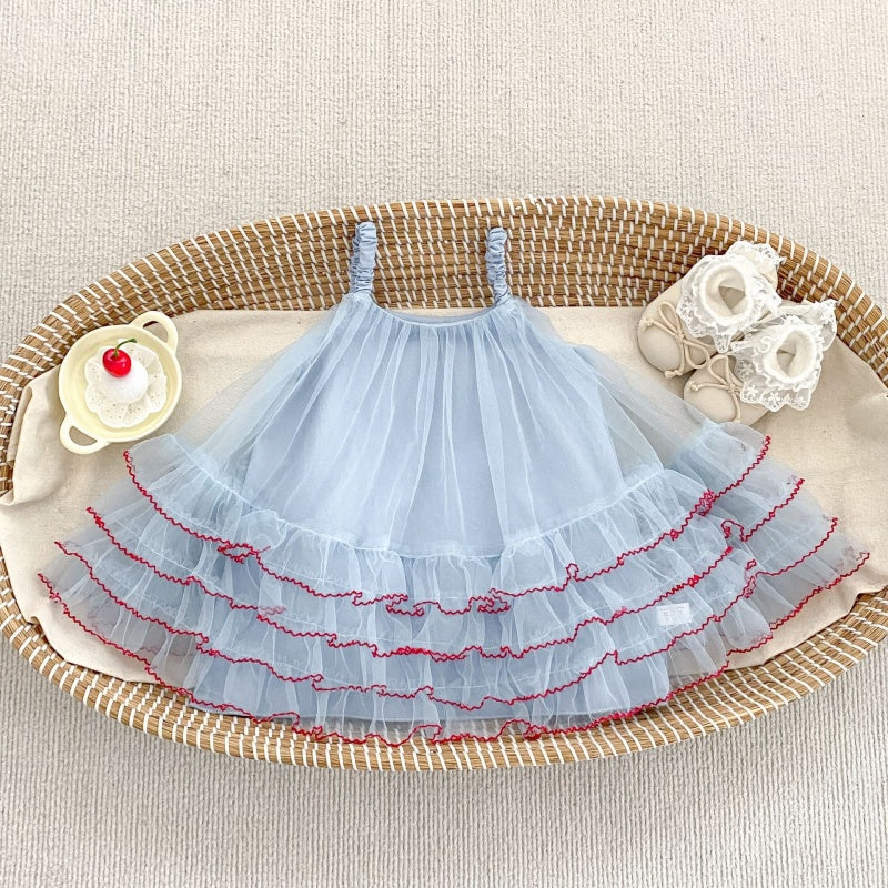 【BABY&KID】夏新作チュールキャミプリンセスワンピースSK105514