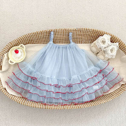 【BABY&KID】夏新作チュールキャミプリンセスワンピースSK105514