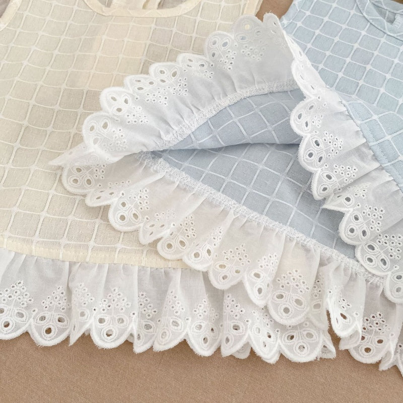 【BABY&KID】夏新作レースチェックセットアップSK106403