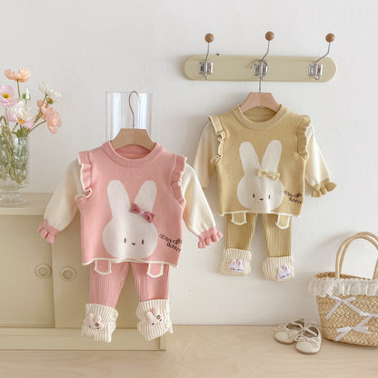 【BABY】キュートなうさぎセットアップSK092417