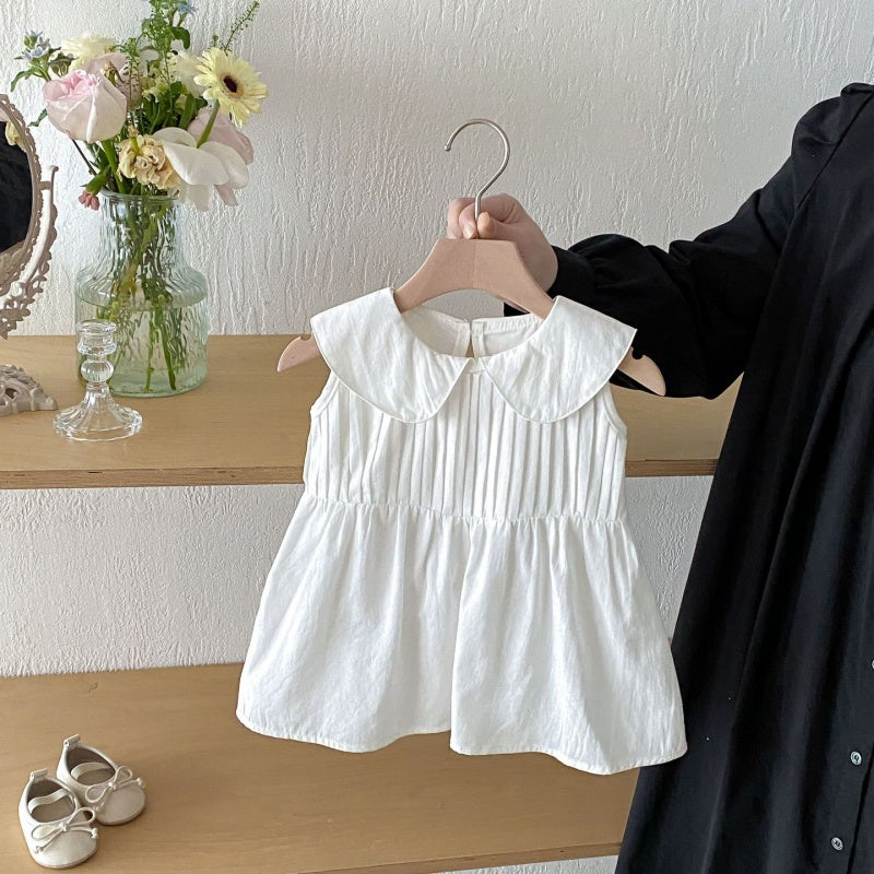 【BABY&KID】夏新作コットンノースリーブワンピースSK105020