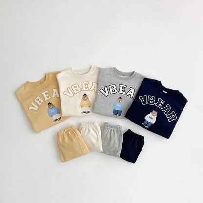【BABY&KID】クマ柄セットアップSK020911