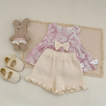 【BABY&KID】夏新作 ナチュラルプリントセットアップSK104927