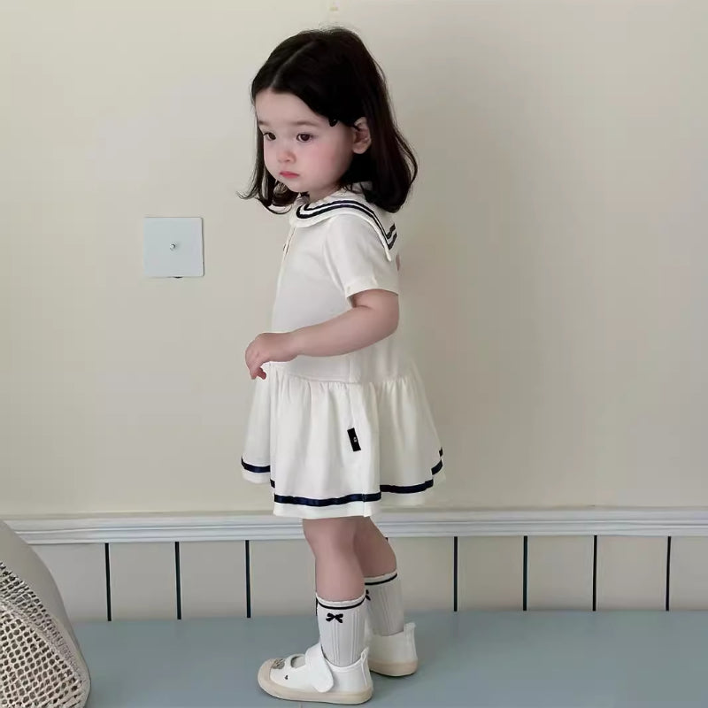 【BABY】夏新作 韓国風半袖ワンピースSK082316