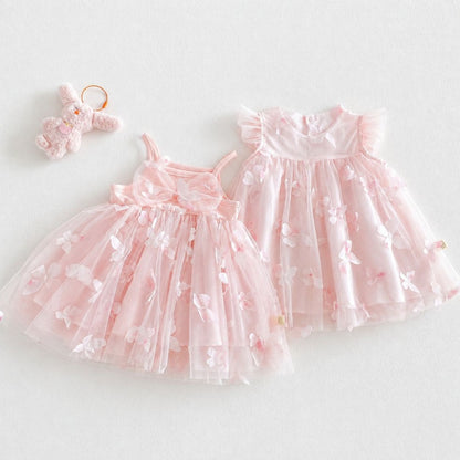 【BABY&KID】夏新作立体バタフライワンピースSK106112