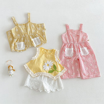 【BABY&KID】夏新作小花デイジードール、サロペットSK106101