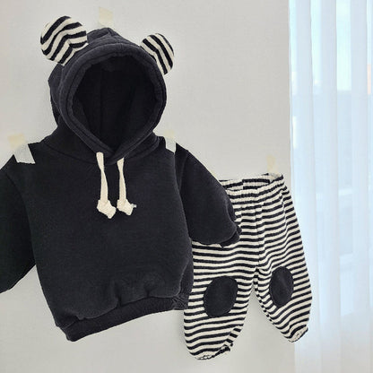 【BABY&KID】オシャレカジュアルフーディ＆ボトムスSK012813