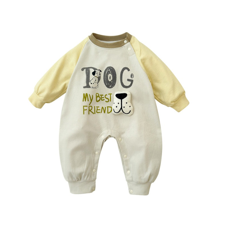 【BABY】わんちゃん柄カバーオールSK104415