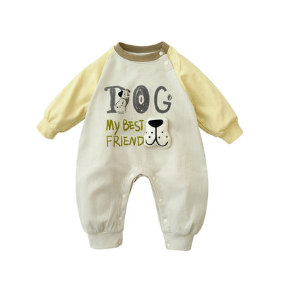 【BABY】わんちゃん柄カバーオールSK104415