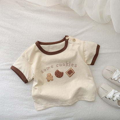 【BABY】夏新作 クッキー柄TシャツSK091721