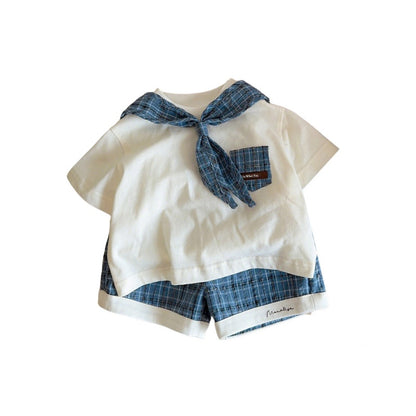 【BABY】夏新作学院風セットアップSK105321