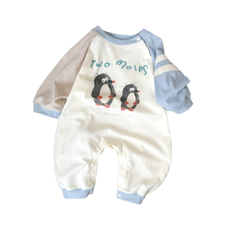 【BABY】もぐらカートゥーンカバーオールSK104418