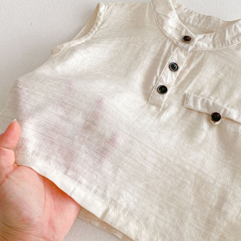 【BABY】夏新作ノースリーブトップス＆ショートパンツSK104617