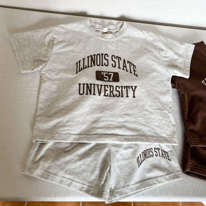 【BABY＆KID】夏新作 ILLINOIS STATEセットアップ SK063002