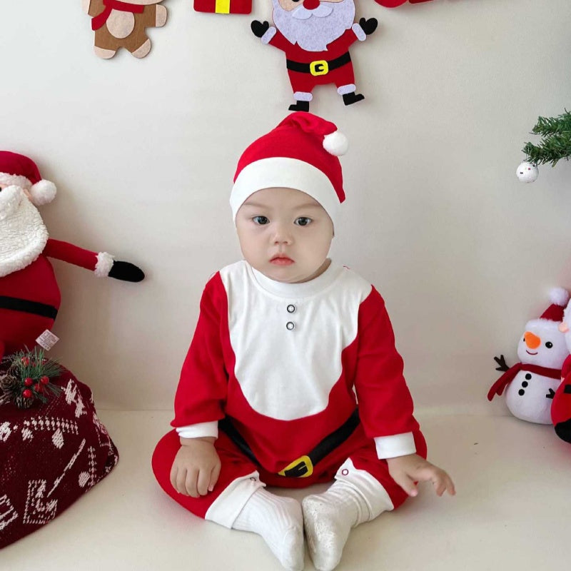 【BABY】クリスマステーマベビーカバーオールSK102802