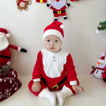 【BABY】クリスマステーマベビーカバーオールSK102802