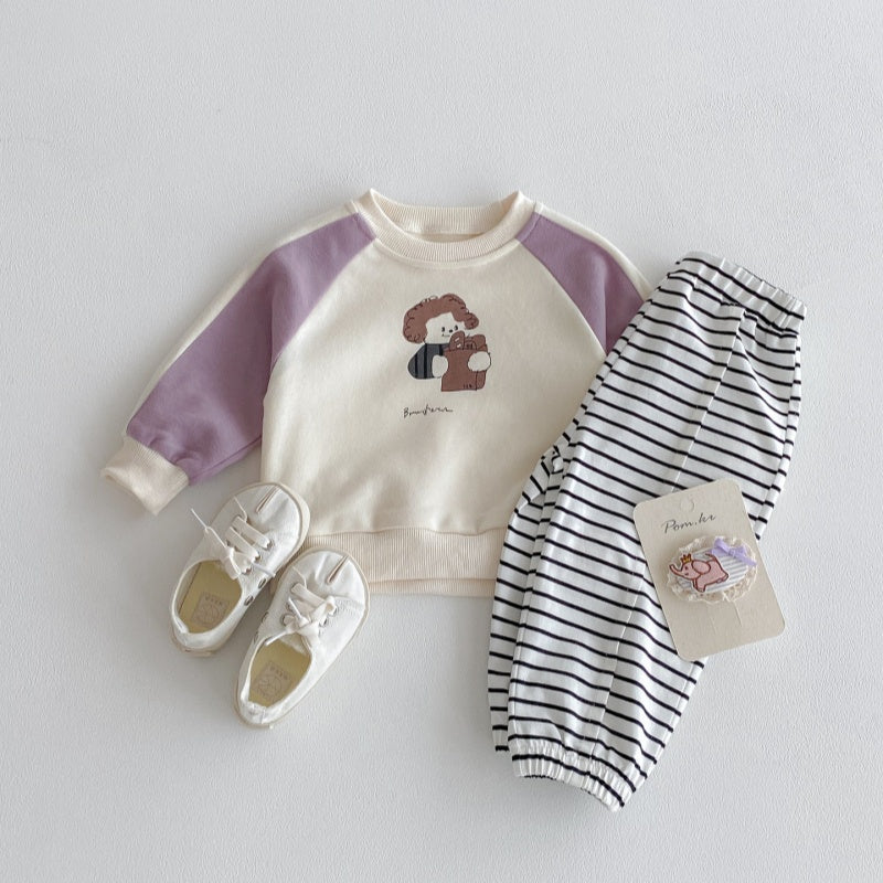 【BABY&KID】カートゥーンカジュアルセットアップSK092708