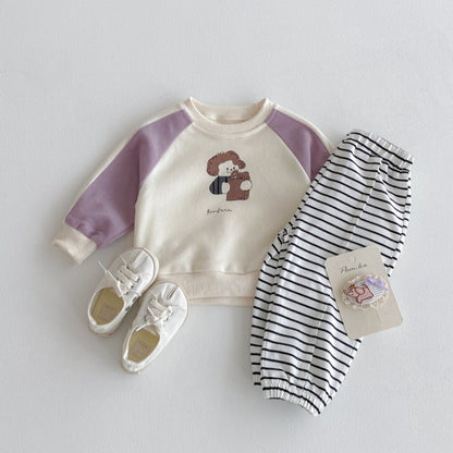 【BABY&KID】カートゥーンカジュアルセットアップSK092708