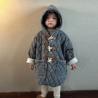【BABY&KID】デニム暖かいジャケットSK012802