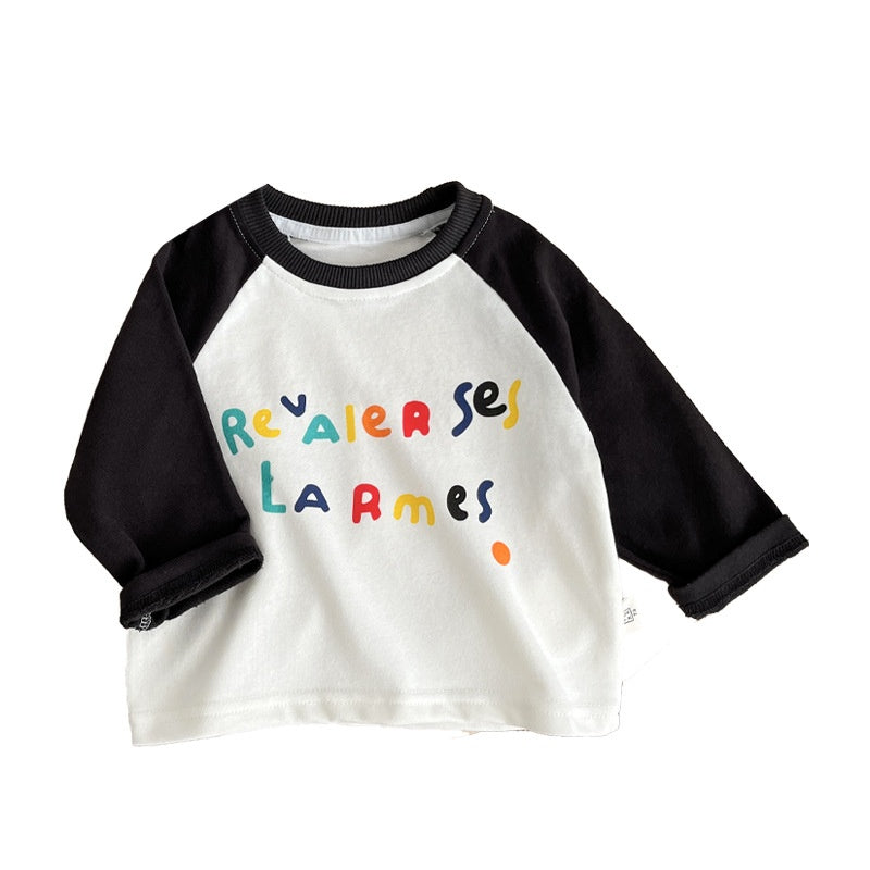 【BABY&KID】ロゴ配色TシャツSK100206