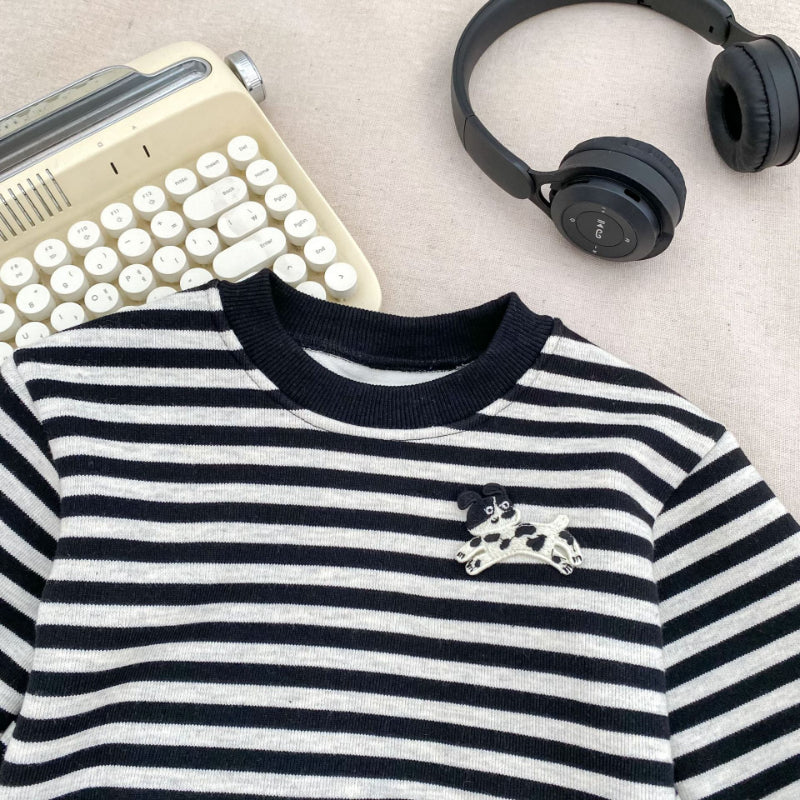 【BABY&KID】ボーダー裏起毛セットアップSK101437