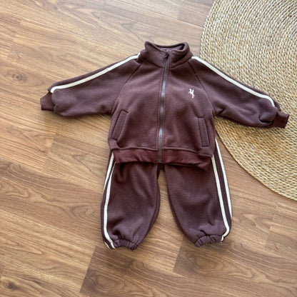 【BABY&KID】冬新作 韓国風フリースセットアップSK102035