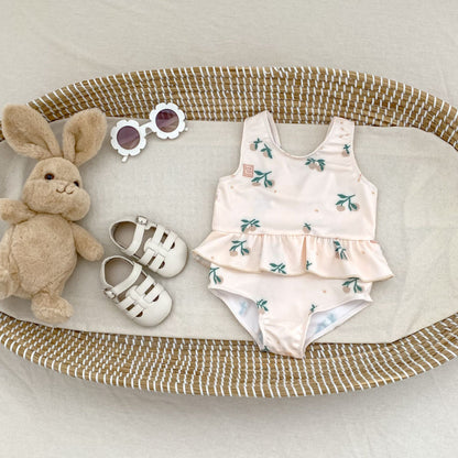 【BABY&KID】夏新作 花柄フリル水着SK090923