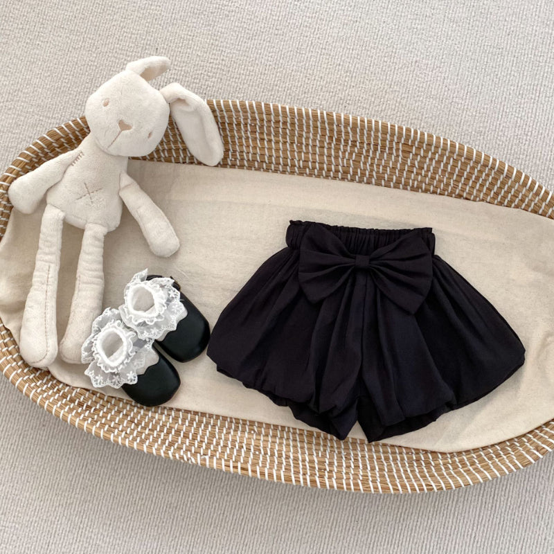 【BABY&KID】夏新作 リボン付きショートパンツSK082614