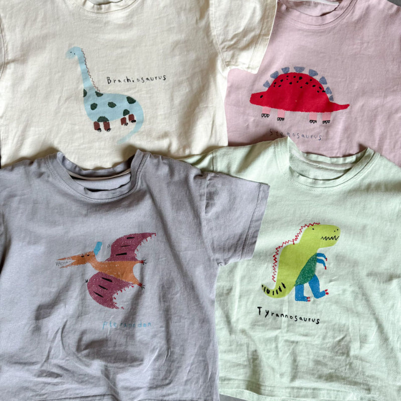 【BABY＆KID】夏新作 恐竜柄TシャツSK063027