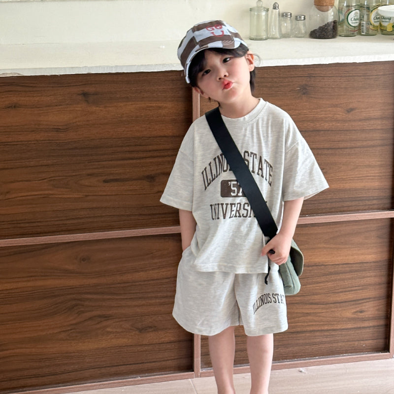 【BABY＆KID】夏新作 ILLINOIS STATEセットアップ SK063002
